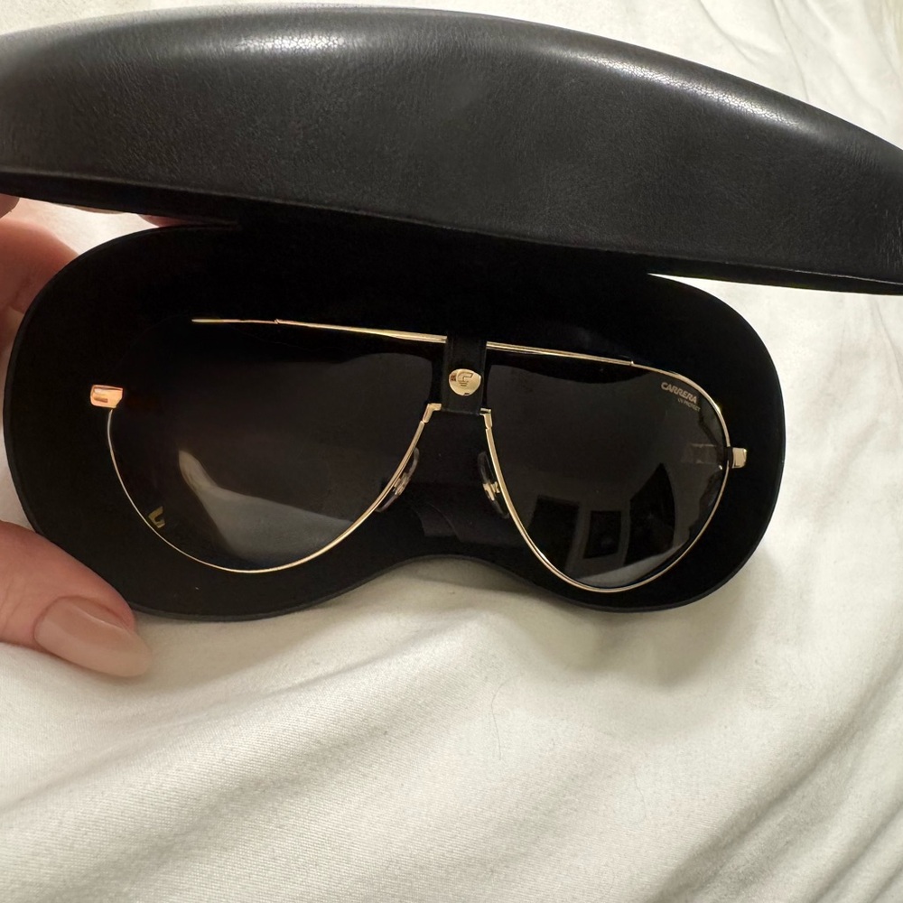 CARRERA 1033S NAVIGATOR SUNGLASSES GOLD WITH BROWN BNWOT